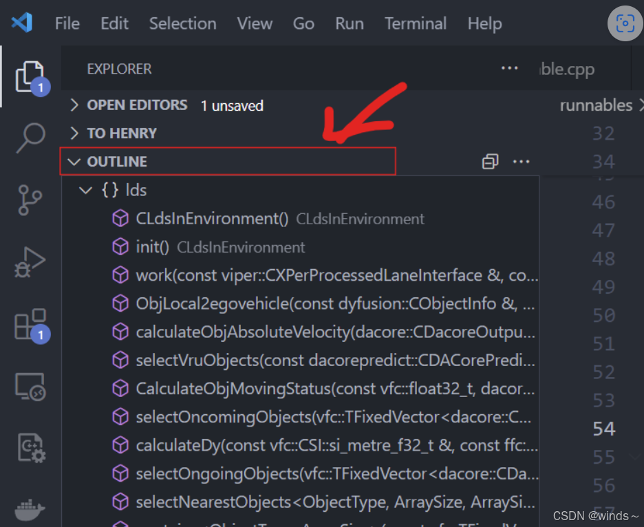 利用OUTLINE
