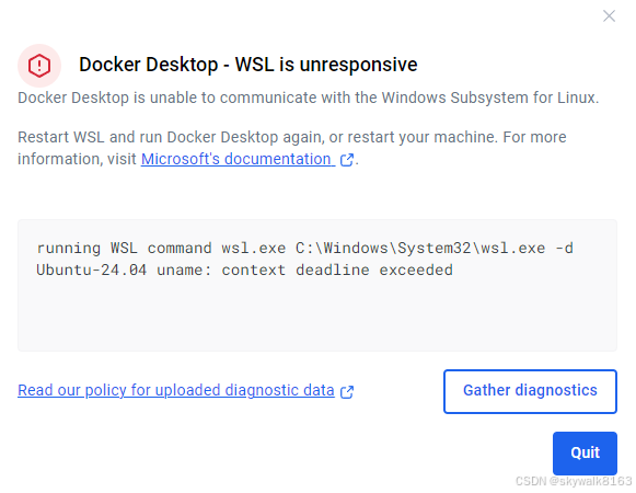 在Windows10下安装Docker WSL 2 桌面版