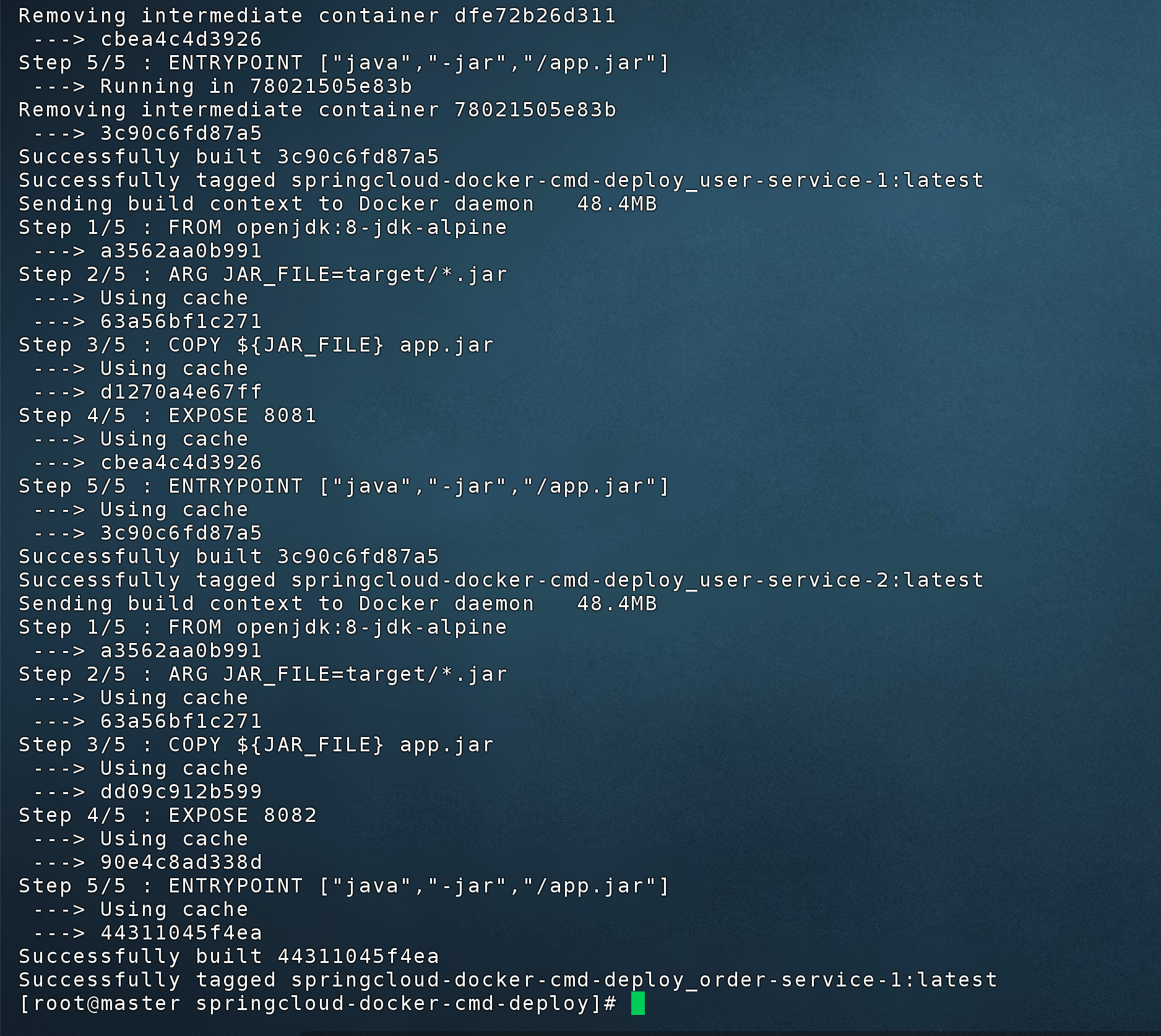 【JAVA应用实战-SpringCloud】（四）SpringCloud微服务模块使用docker-compose进行部署_spring ...