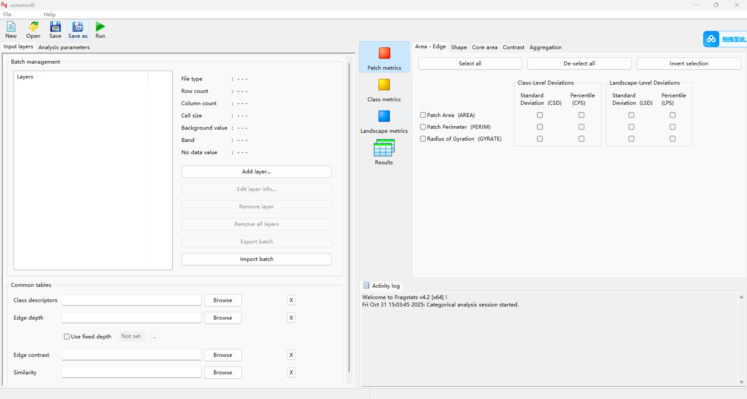 利用Fragstats计算景观指数_fragstats 4.2-CSDN博客