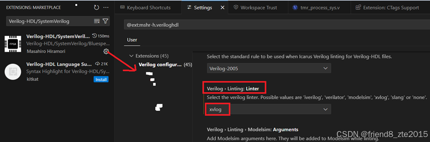 图3b：Verilog-HDL/SystemVerilog/Bluespec SystemVerilog插件配置2