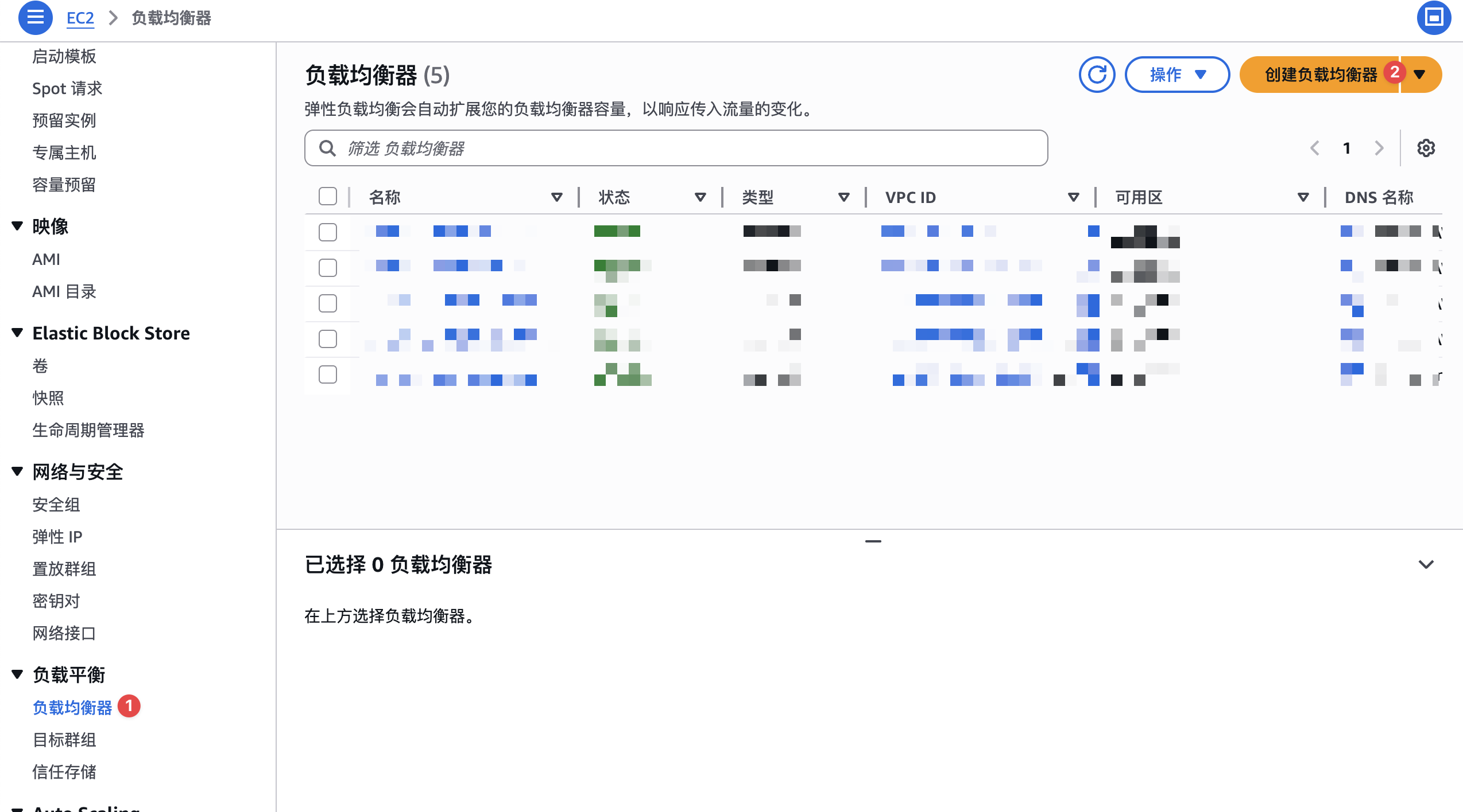 LB创建入口