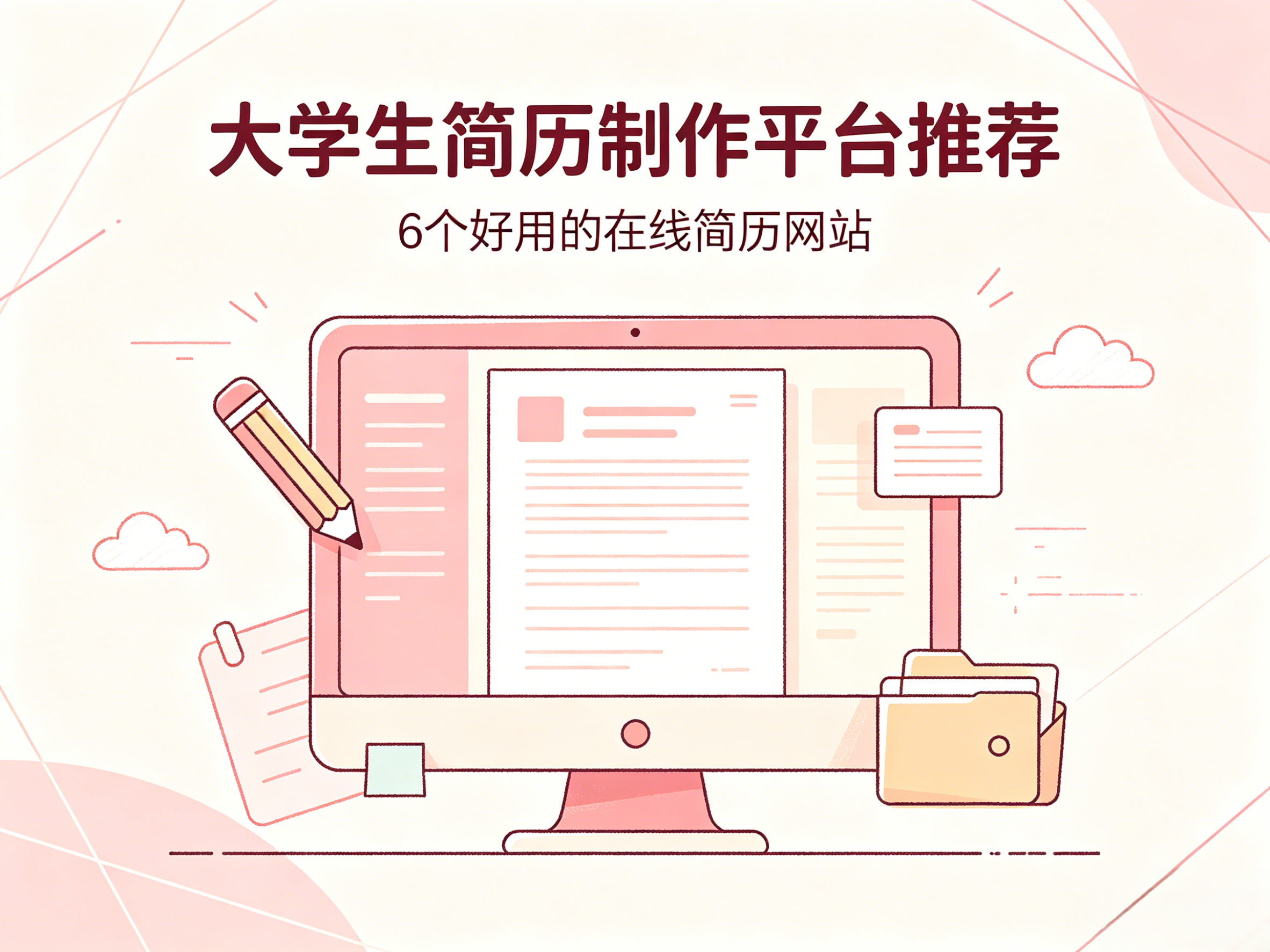 大学生简历制作平台推荐：6个好用的在线简历网站
