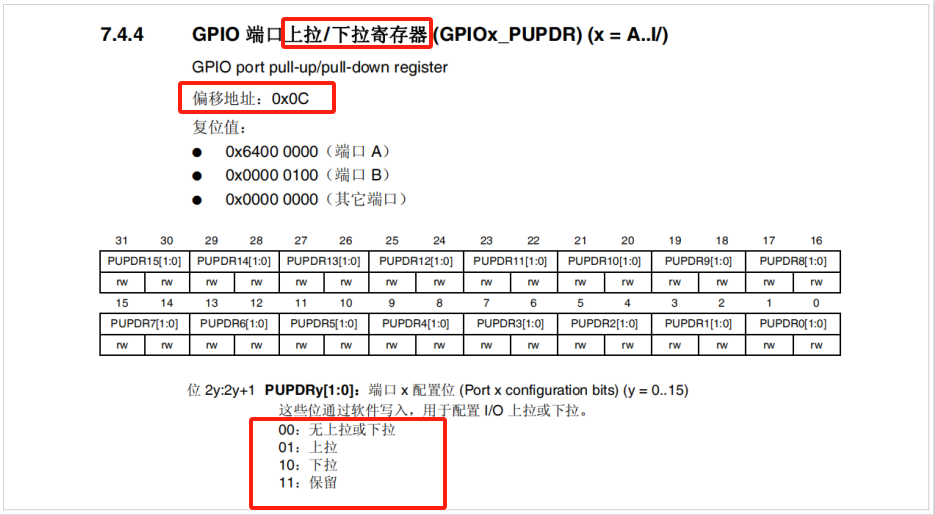 STM32使用寄存器开发实现点灯_stm32寄存器开发手册