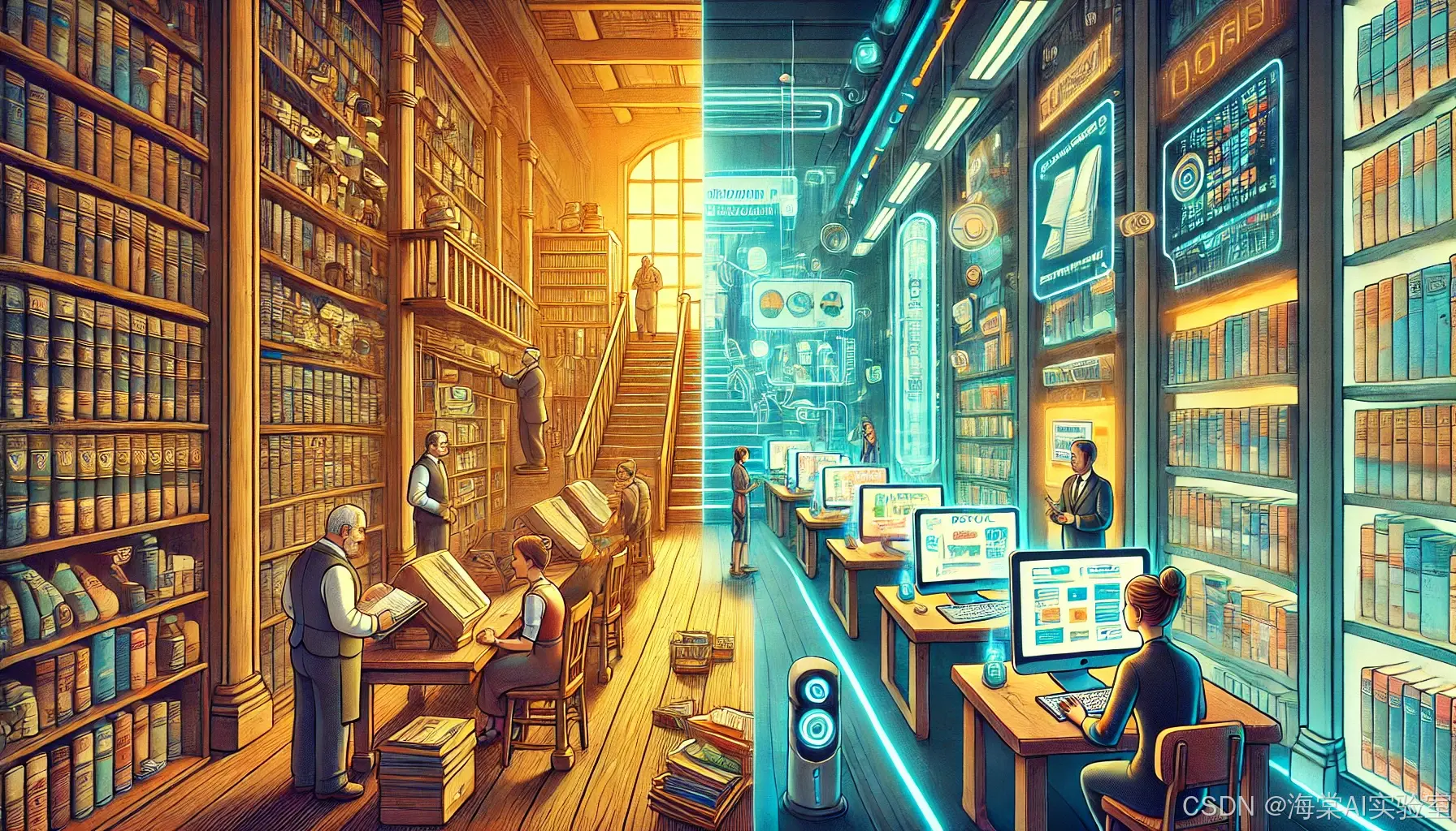 AI与第四代数字图书馆:智能化未来的驱动者_智元启示录:AI 实战与技术路线内部参考-CSDN专栏