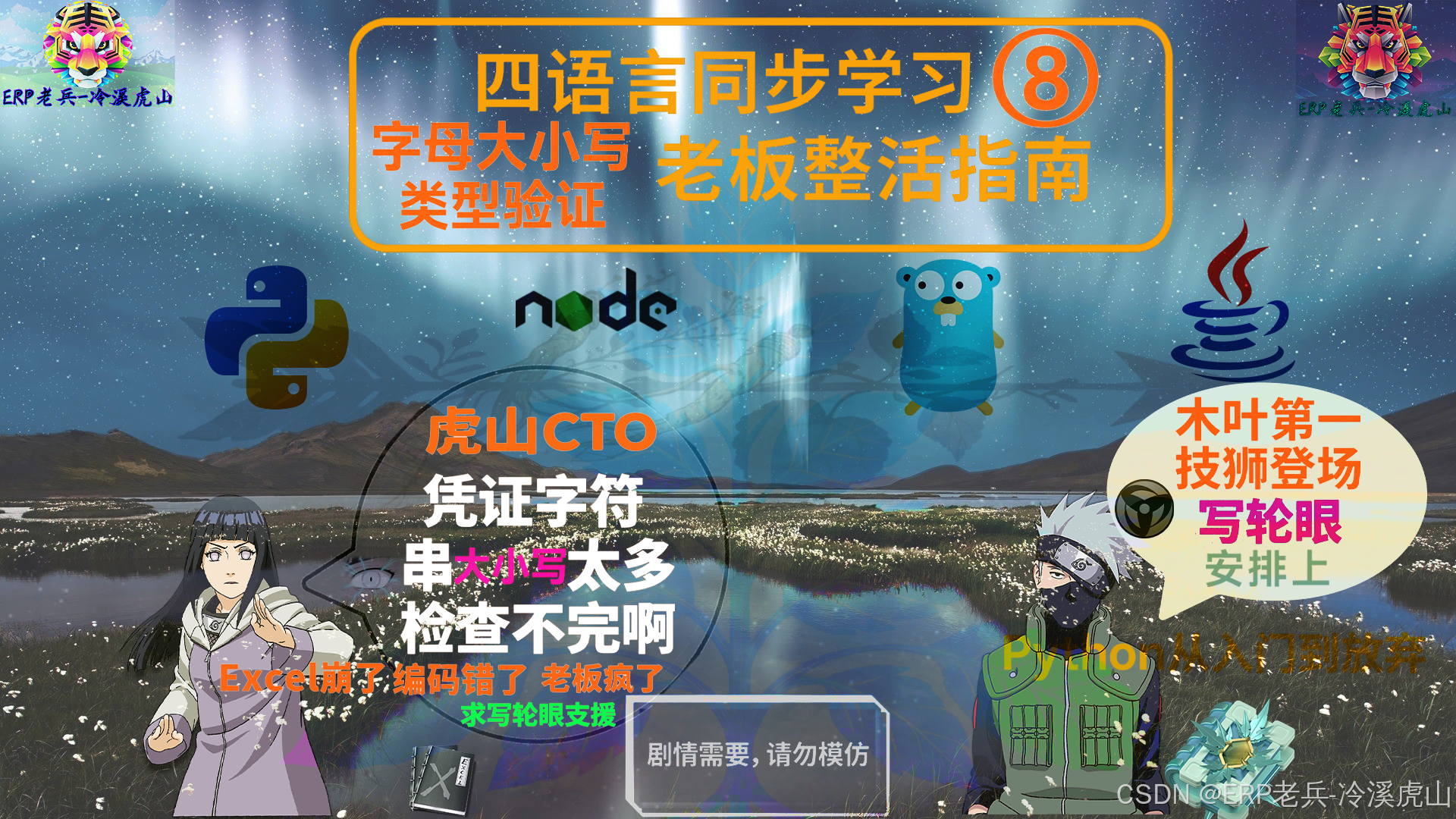 Python/JS/Go/Java同步学习(第八篇)四语言“字母大小写类型验证“对照表: 运维“雏田“白眼审核凭证上传崩溃(附源码/截图/参数 ...