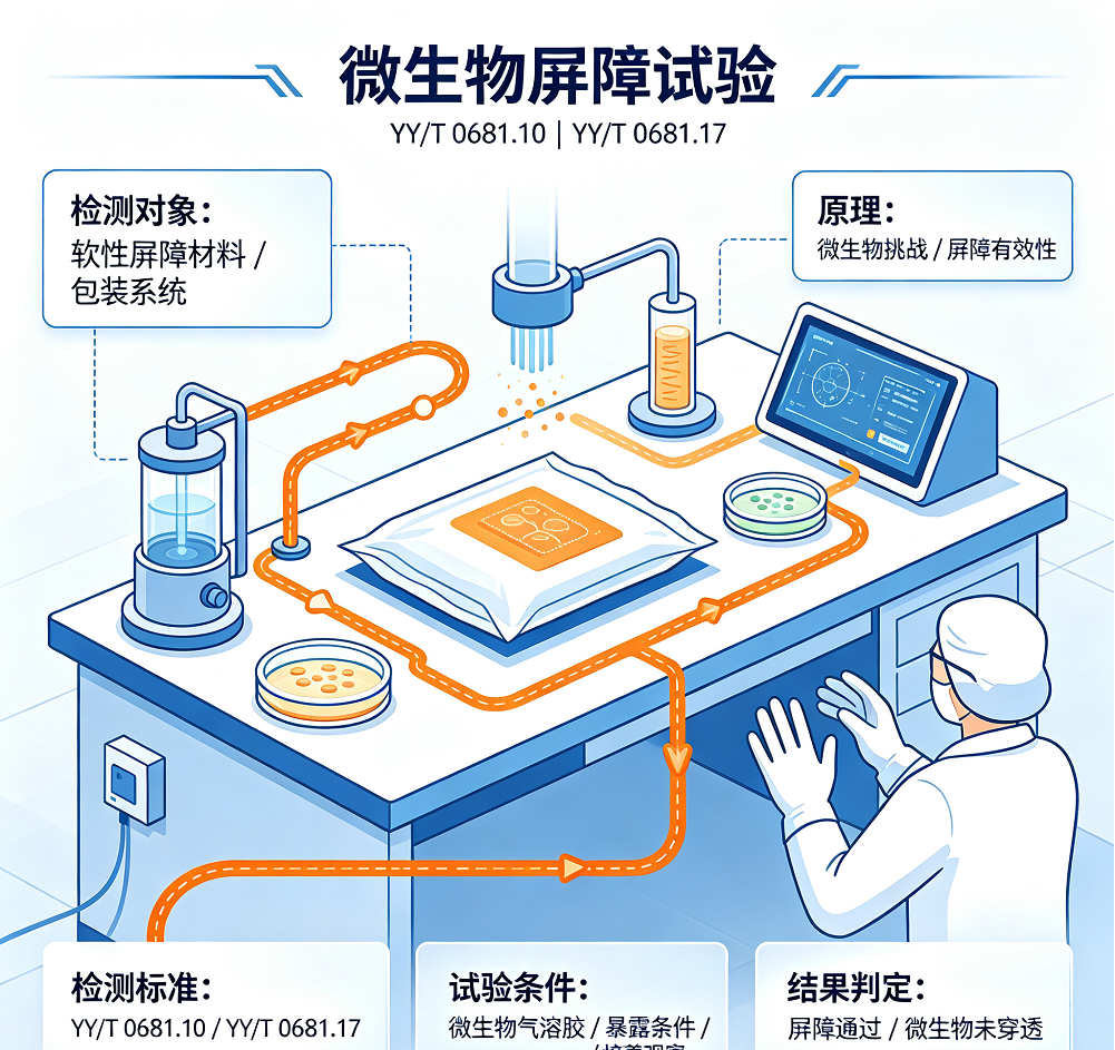 微生物屏障试验｜YY/T 0681.10 / YY/T0681.17｜富港检测