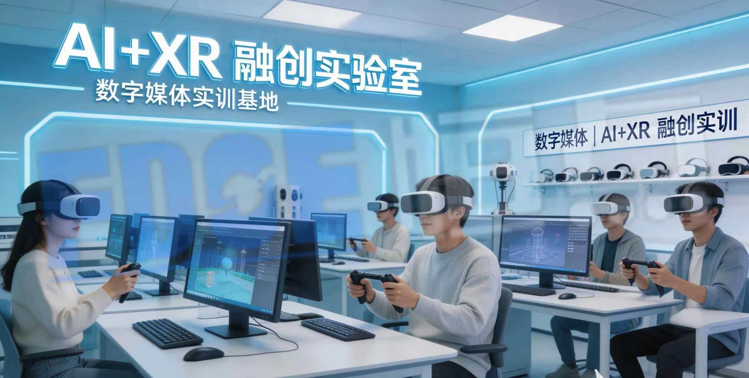 数字媒体“AI+XR”融创实训室