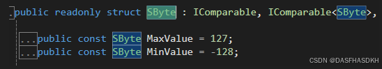 sbyte