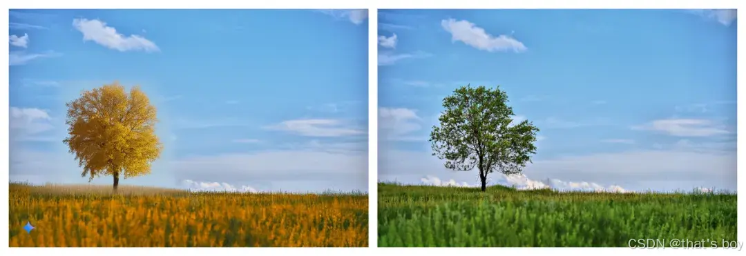 给草原换个秋装