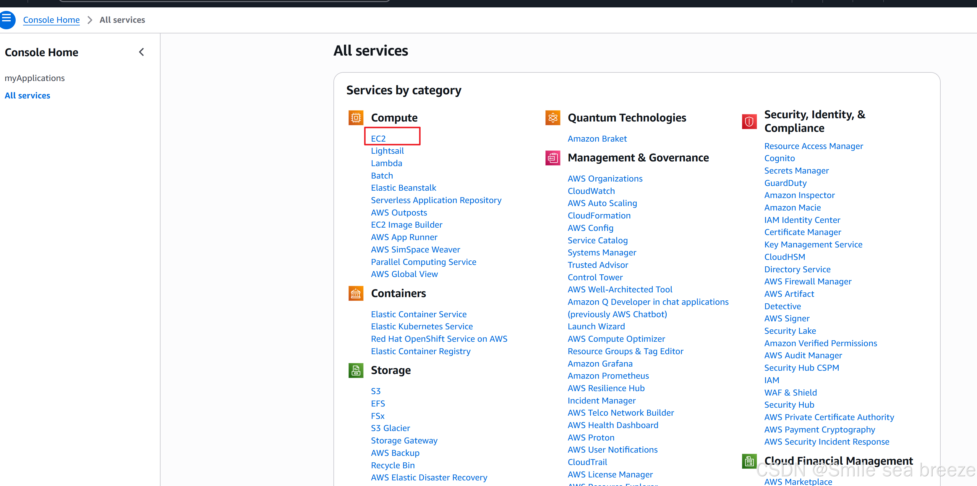 AWS的EC2 控制台的界面与用途详细介绍-CSDN博客