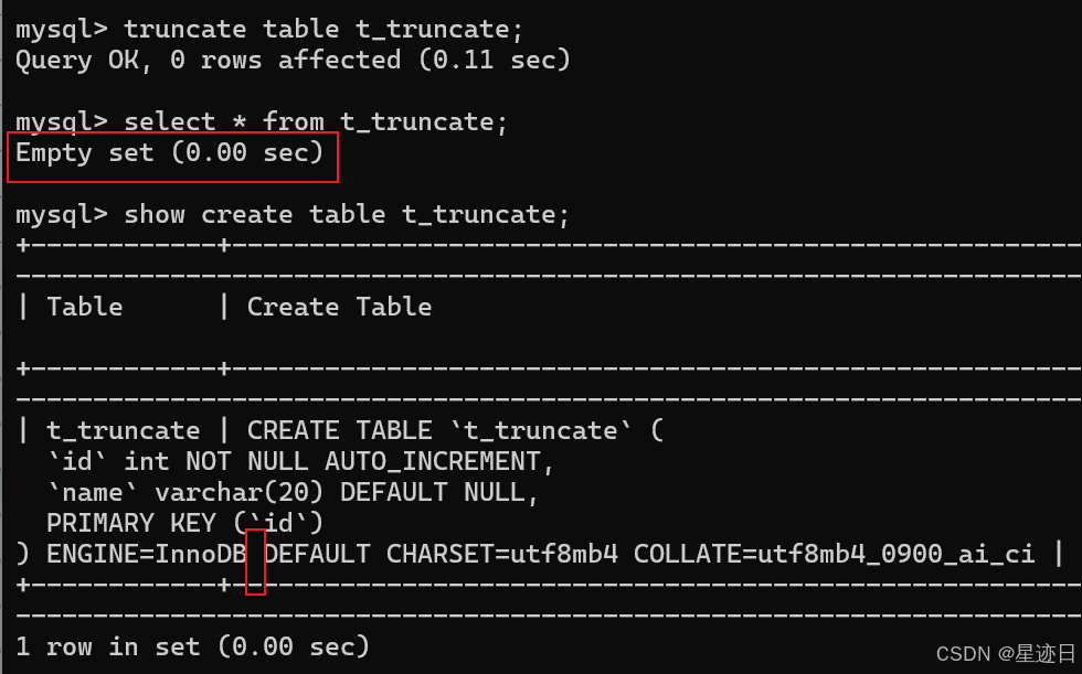 MySQL：CRUD（二）_truncate table语法