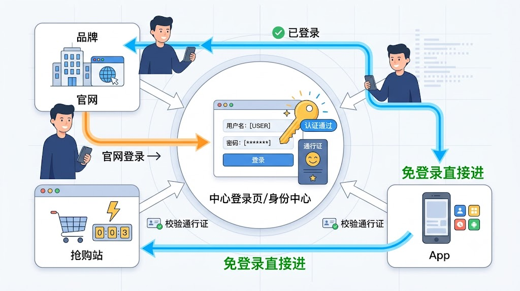 跨站点单点登录示意