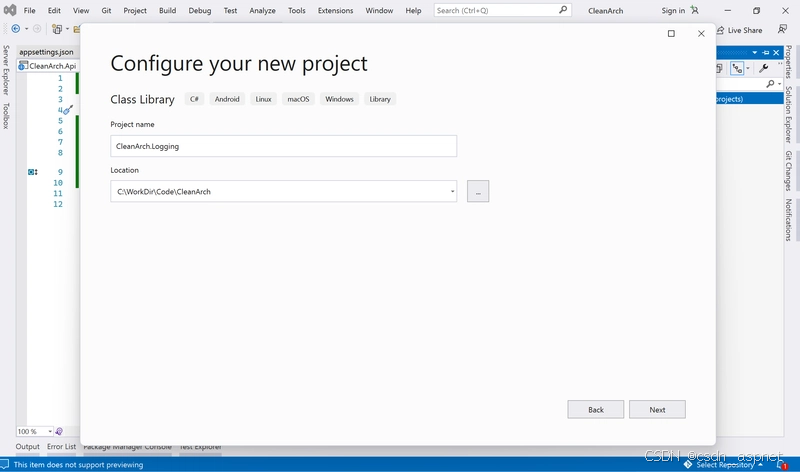 .NET 8.0 - 使用存储库模式和 Dapper 进行日志记录和单元测试的清洁架构