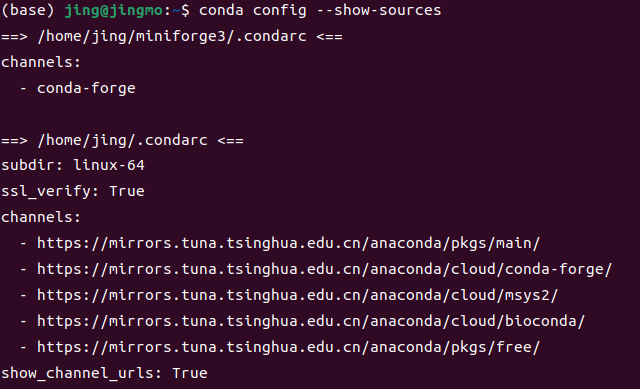 在Linux中出现CondaHTTPError: HTTP 000 CONNECTION FAILED for url <https ...