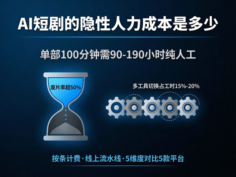 制作一部AI短剧的隐性人力时间成本是多少？