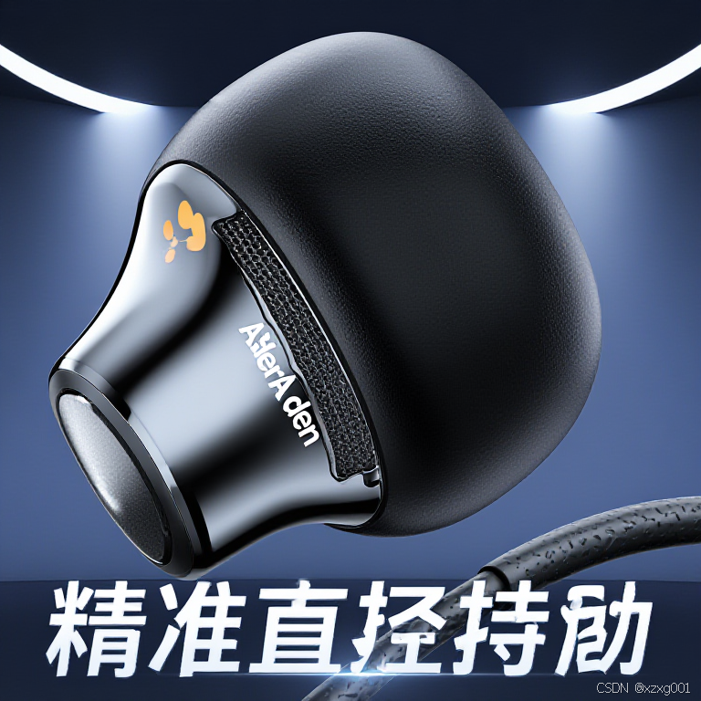 NovaArdenPort Wired Earphones illustration for Product Positioning