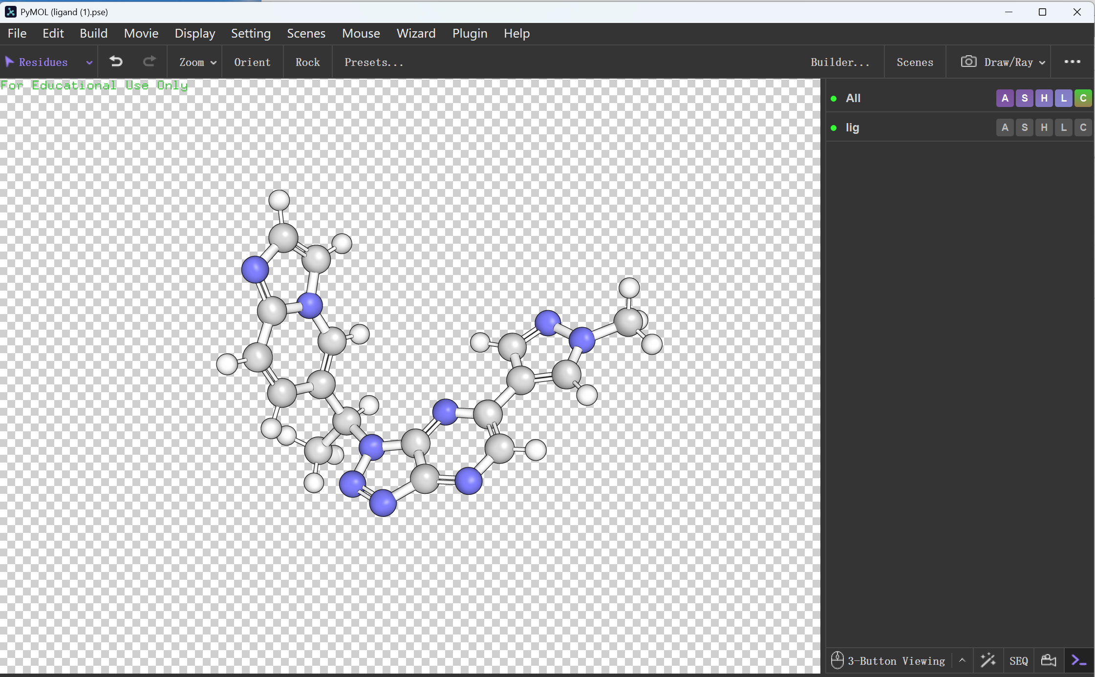 PyMol作图：轻松绘制小分子球棍模型_球棍模型网站-CSDN博客