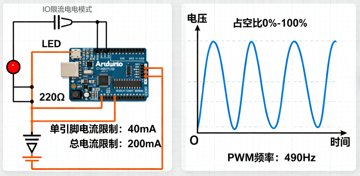 深入浅出:Arduino 引脚常规输出功能_arduino io输出电流-CSDN博客