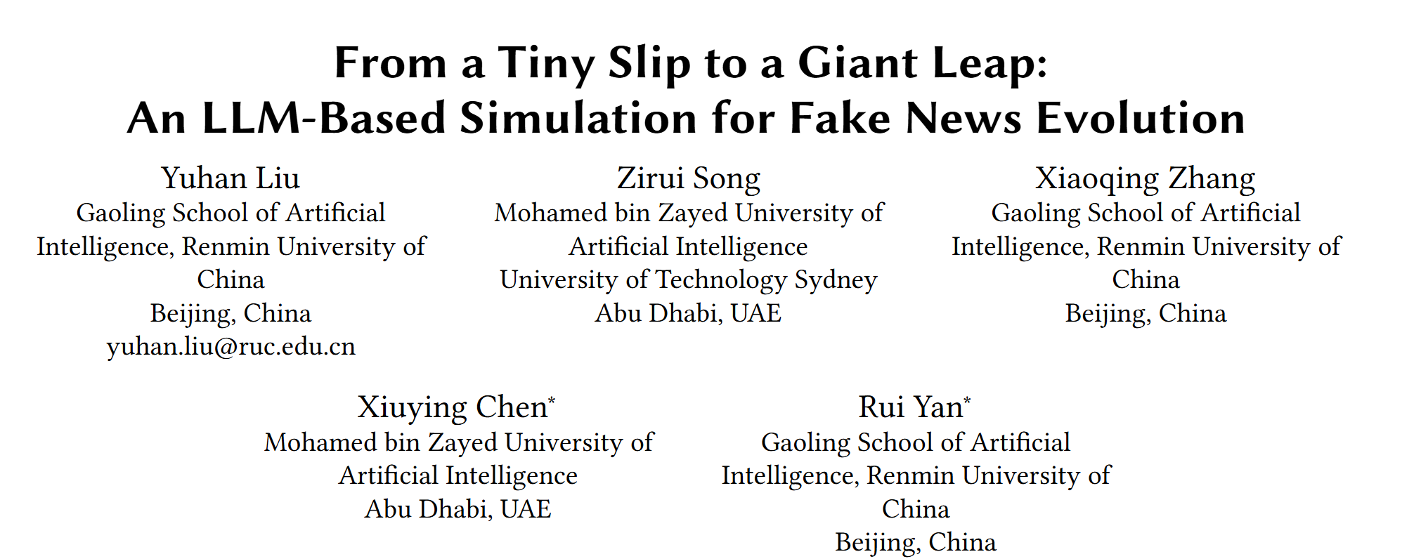 论文阅读 - From a Tiny Slip to a Giant Leap: An LLM-Based Simulation for ...