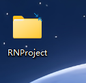 新建 RNProject 文件夹