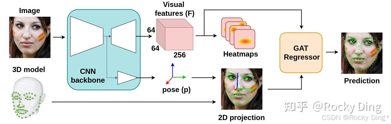 人脸关键点特征提取过程