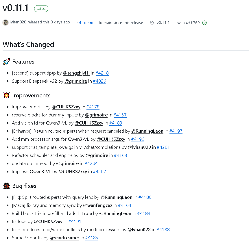 lmdeploy v0.11.1 版本发布:全面支持DeepSeek V3.2与DPTP,多项性能优化与Bug修复_lmdeployv0.11 ...