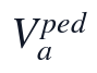 V_a^{ped}