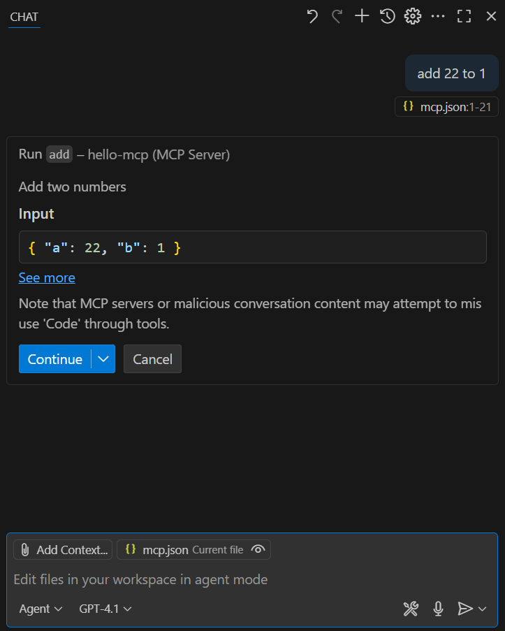 MCP学习 - 其四 - 在VS Code的GitHub Copilot Agent中使用自己创建的MCP服务-CSDN博客