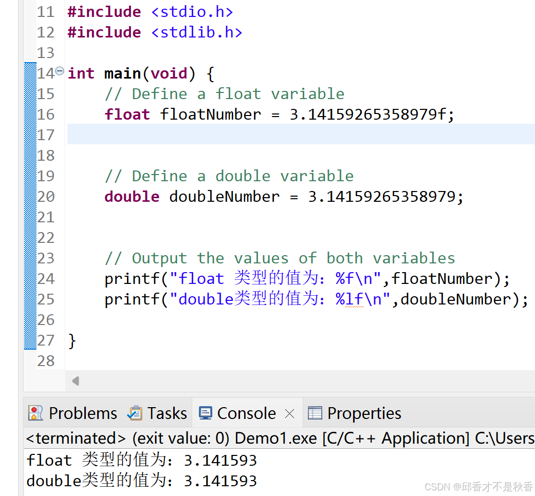 【C】float和double什么区别?并且printf是如何处理这两个类型输出的?_printf double-CSDN博客