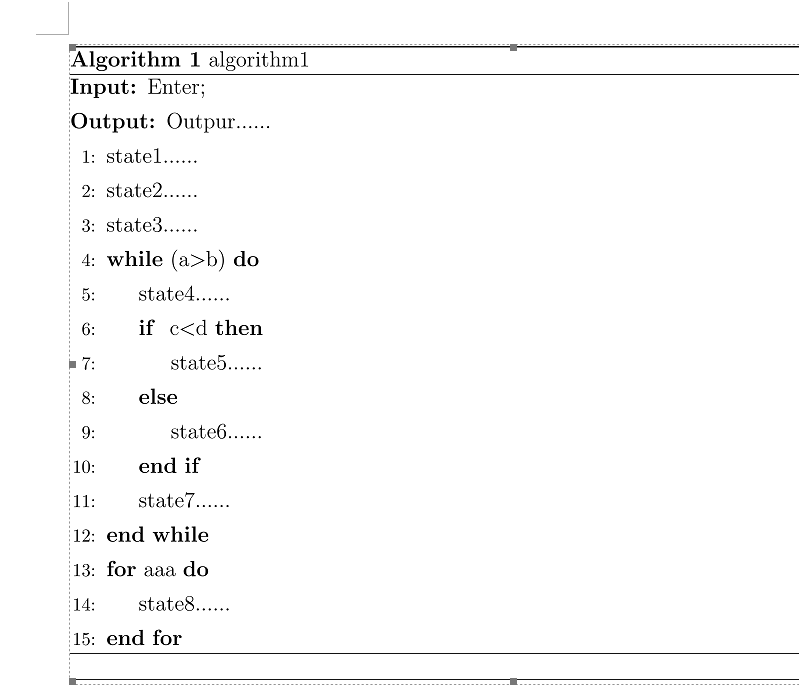 Word中使用Aurora添加伪代码_word插入伪代码-CSDN博客