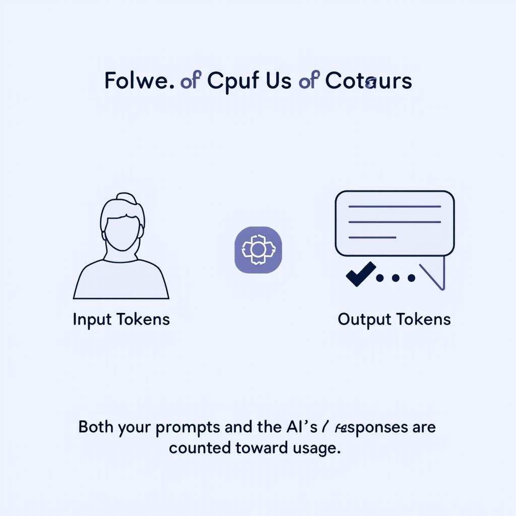输入 token 和输出 token 的简单对比图