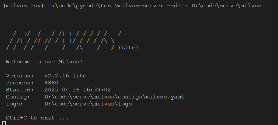 如何在本地部署milvus服务器（无需docker）_milvus-server