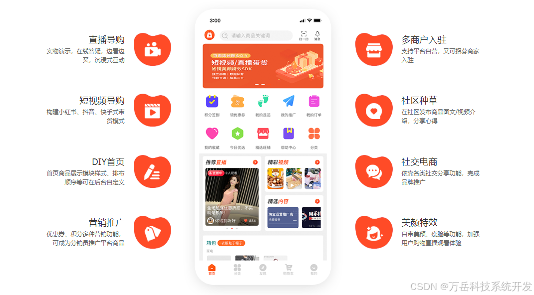 开源直播带货系统源码
