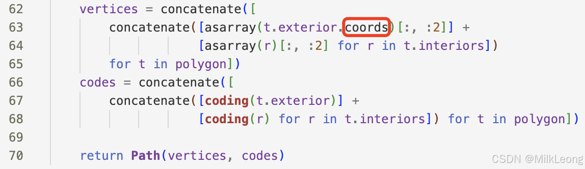 调用PolygonPatch报错：IndexError: too many indices for array: array is 0 ...