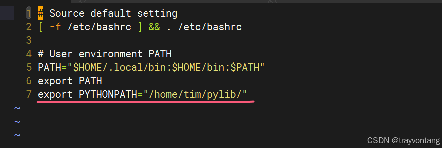 Python Linux环境变量设置添加搜索路径