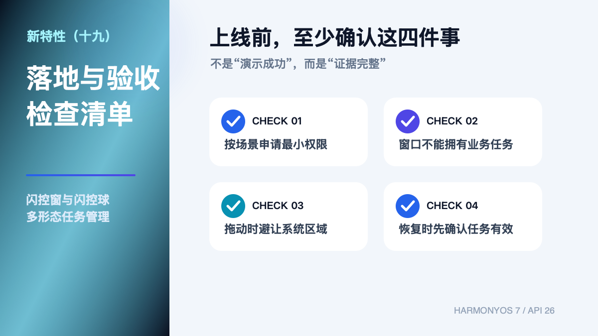 HarmonyOS 7 新特性(十九)|闪控窗与闪控球多形态任务核心流程