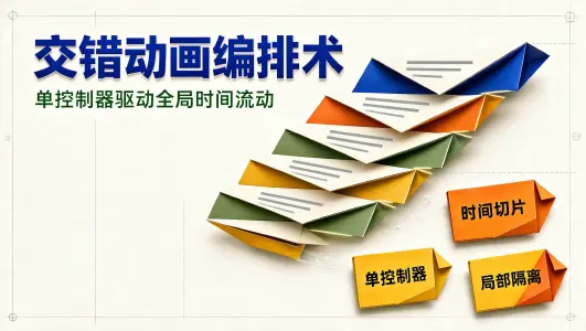 Flutter Staggered Animations:交错动画的控制器编排技巧封面图