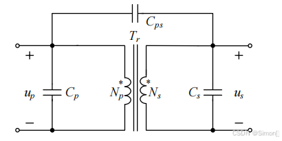 寄生电容等效模型