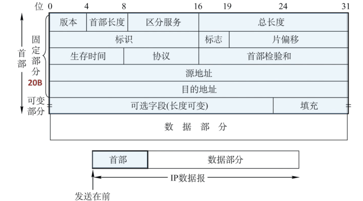 IP数据报具体格式