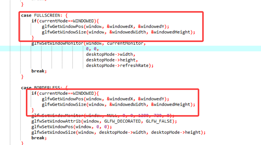 C++ Catrix游戏引擎开发之全屏,无边框,窗口模式切换逻辑(适用于OpenGL接口)