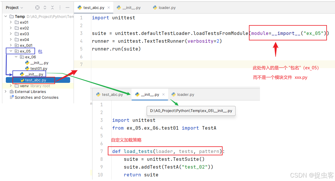 unittest-24-测试加载器（6）自定义加载 load_tests 协议-CSDN博客