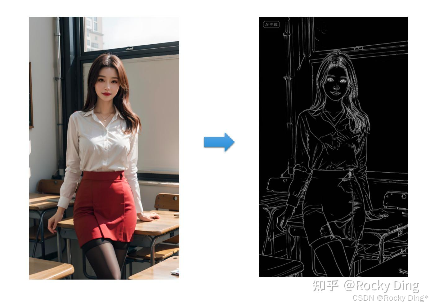lineart_realistic预处理效果