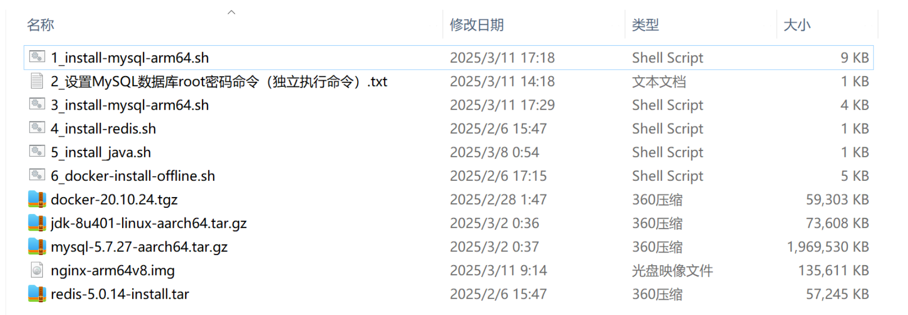 在ARM64架构的KylinOS上安装MySQL数据库、Redis、Java、Docker。_mysql arm docker