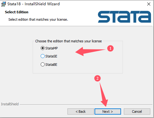 选择需要安装的项目，然后点击“Next”