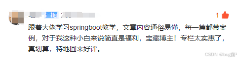 《滚雪球学SpringBoot》· 高质量专栏介绍