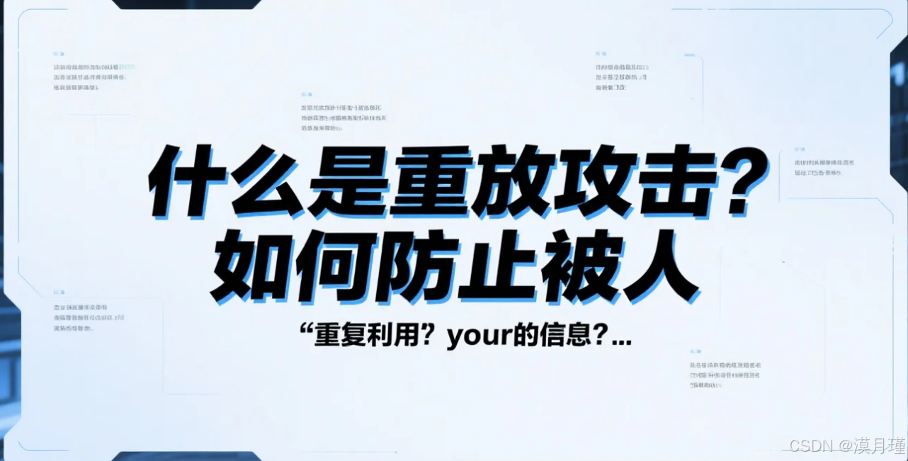 什么是重放攻击？如何防止被人“重复利用”你的信息？_发现服务重放什么意思-CSDN博客