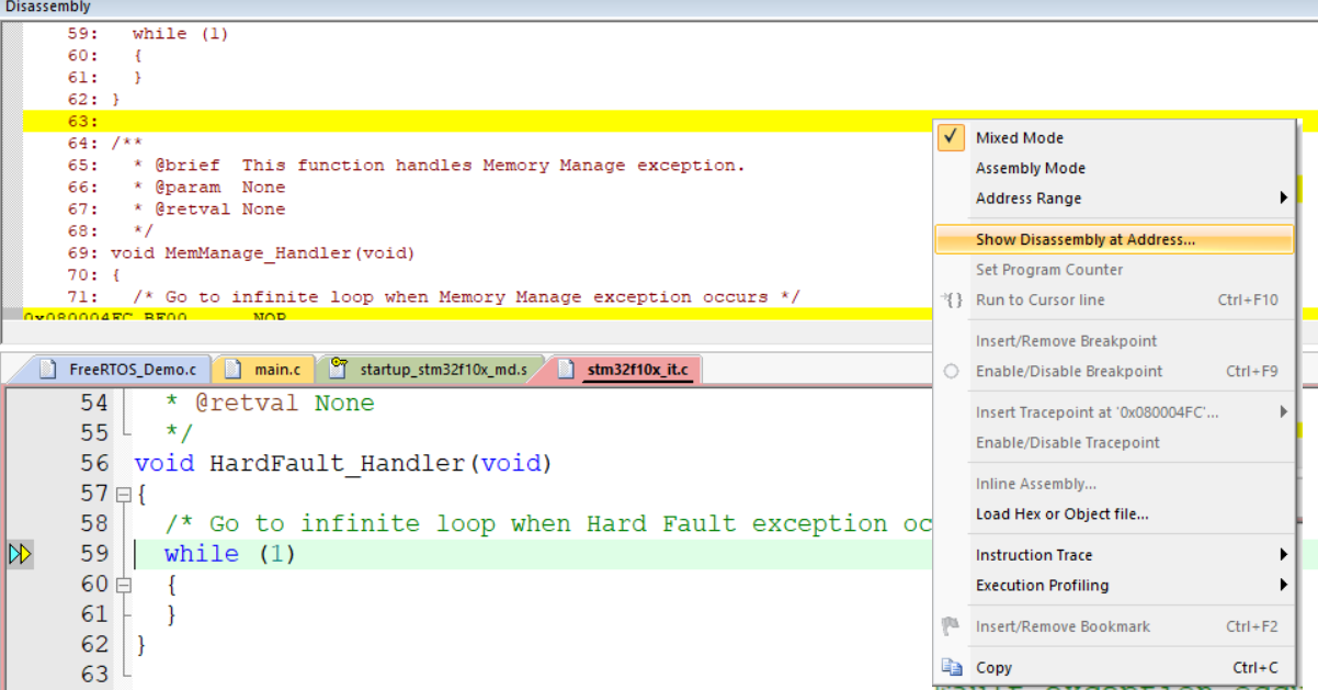 STM32进入HardFault_Handler时，如何找到问题所在？_stm32进入hardfaulthandler