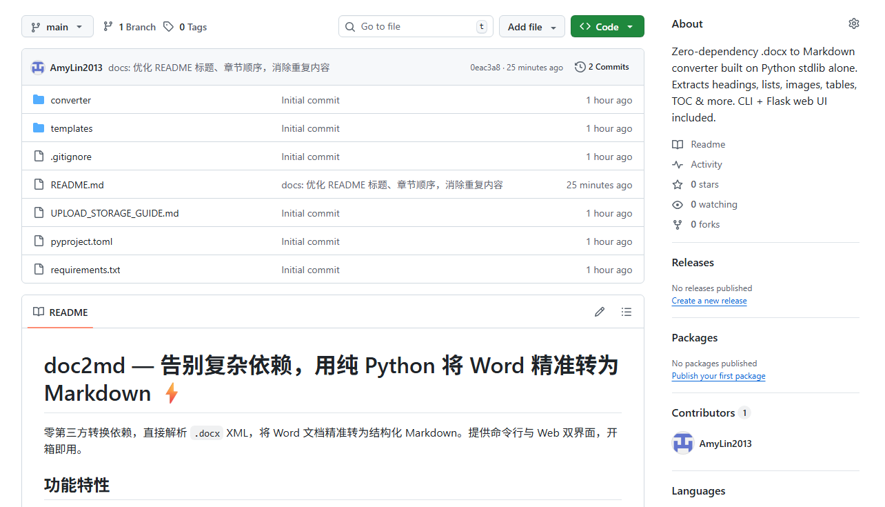Github代码项目截图