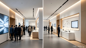 静态展陈搭配视频画面,如何把控播放时长不打乱参观动线节奏?封面图